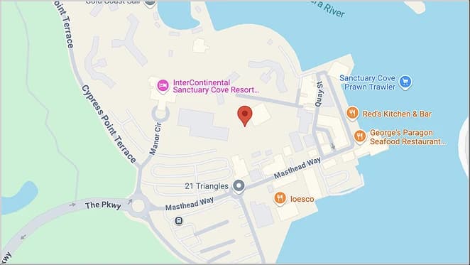 Head Office map